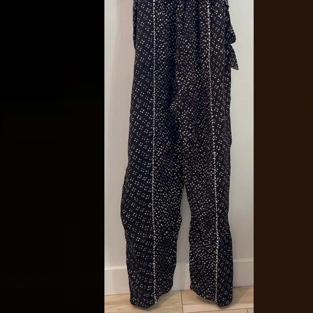 Ulla Johnson Reiko Cotton Jumpsuit in Noir 6